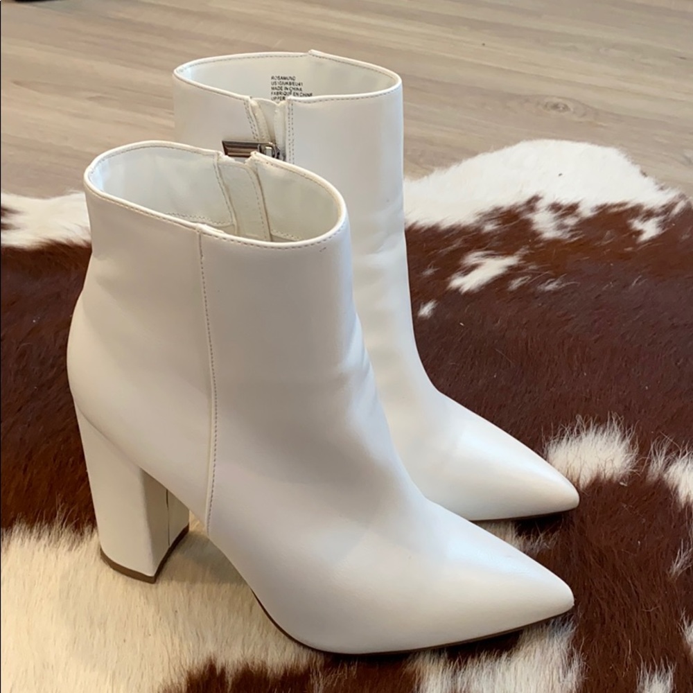 White booties